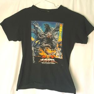 Unisex Godzilla VS Megaguirus Movie Poster T-Shirt
